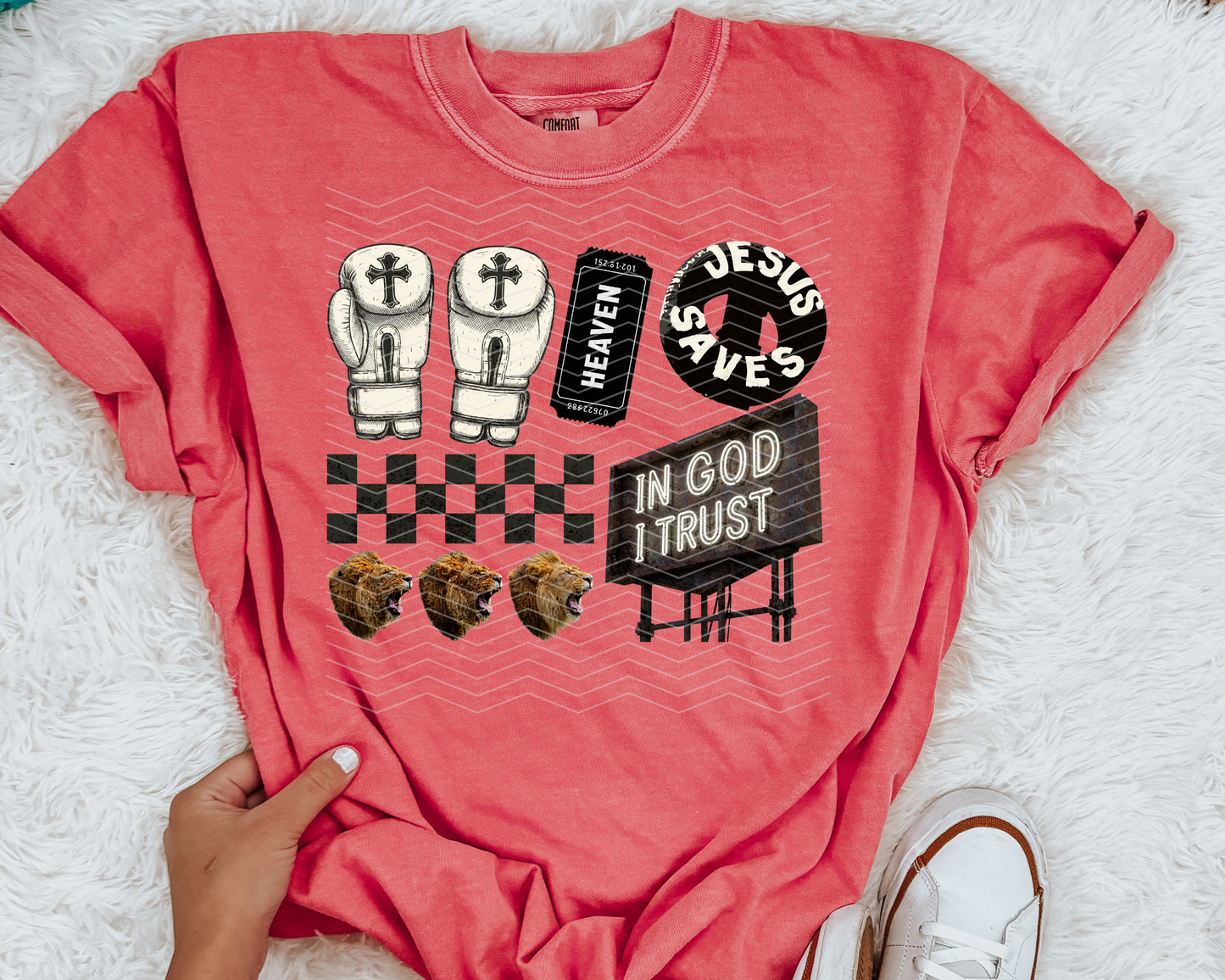 Hard Fought Hallelujah Collage DTF TRANSFER