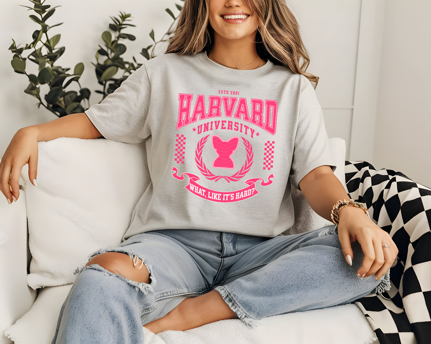 Harvard Collegiate DTF TRANSFER