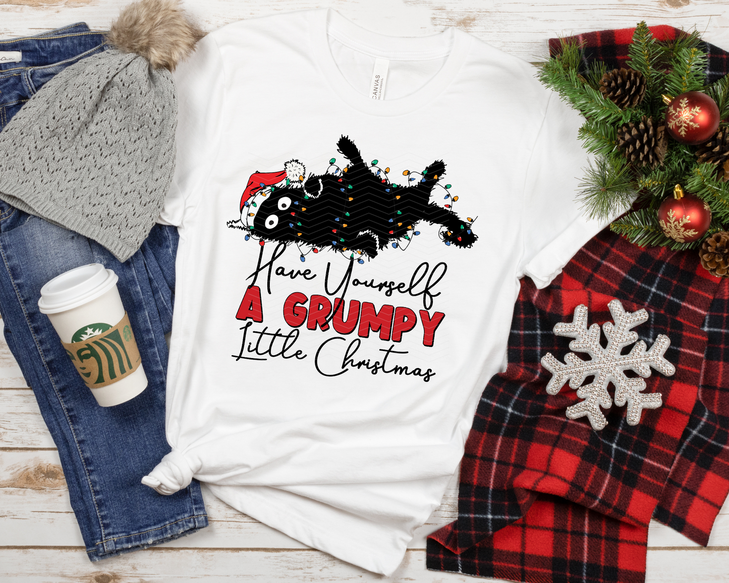 Have Yourself A Grumpy Little Christmas DTF TRANSFER