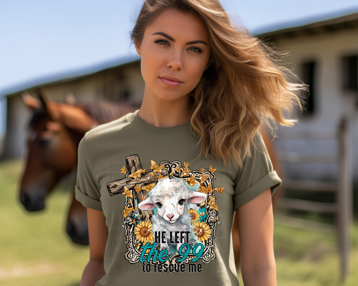 He Left The 99 To Rescue Me DTF TRANSFER