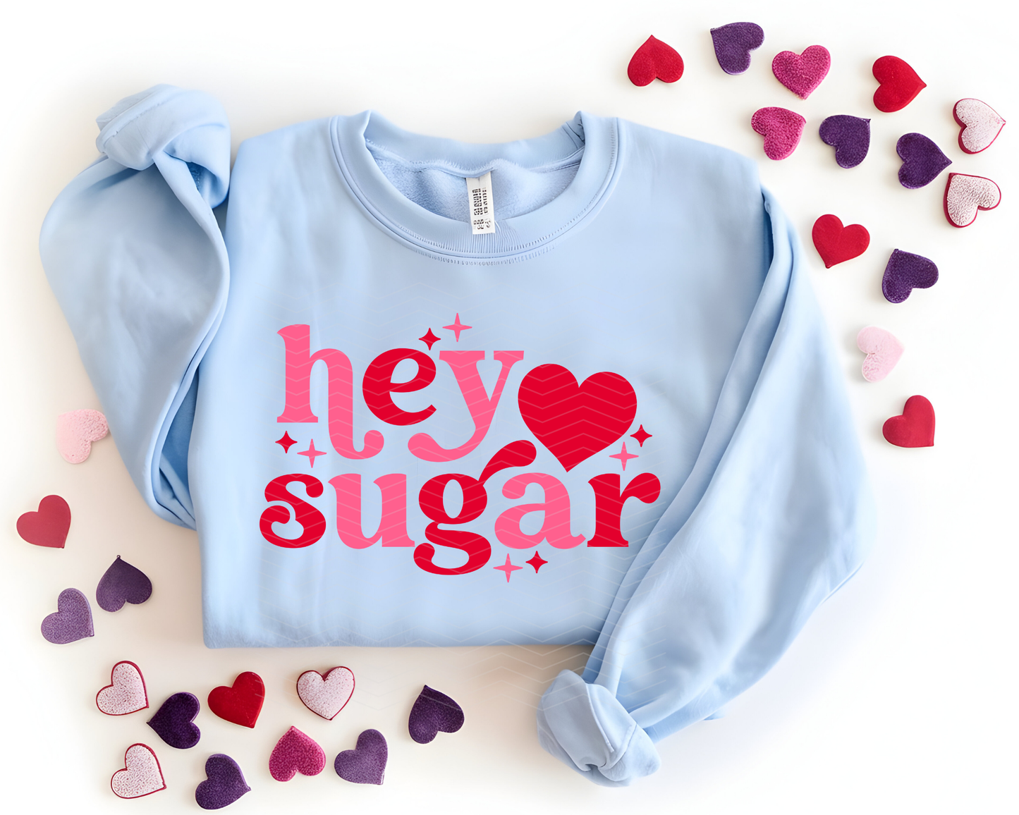 Hey Sugar Retro sparkle DTF TRANSFER