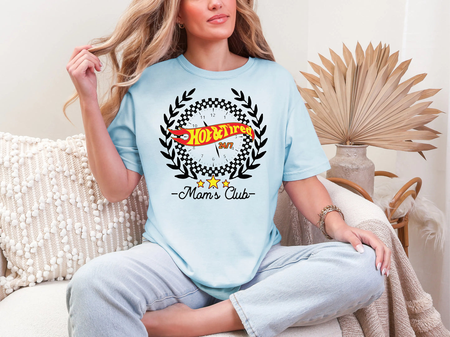 Hot & Tired Moms Club DTF TRANSFER