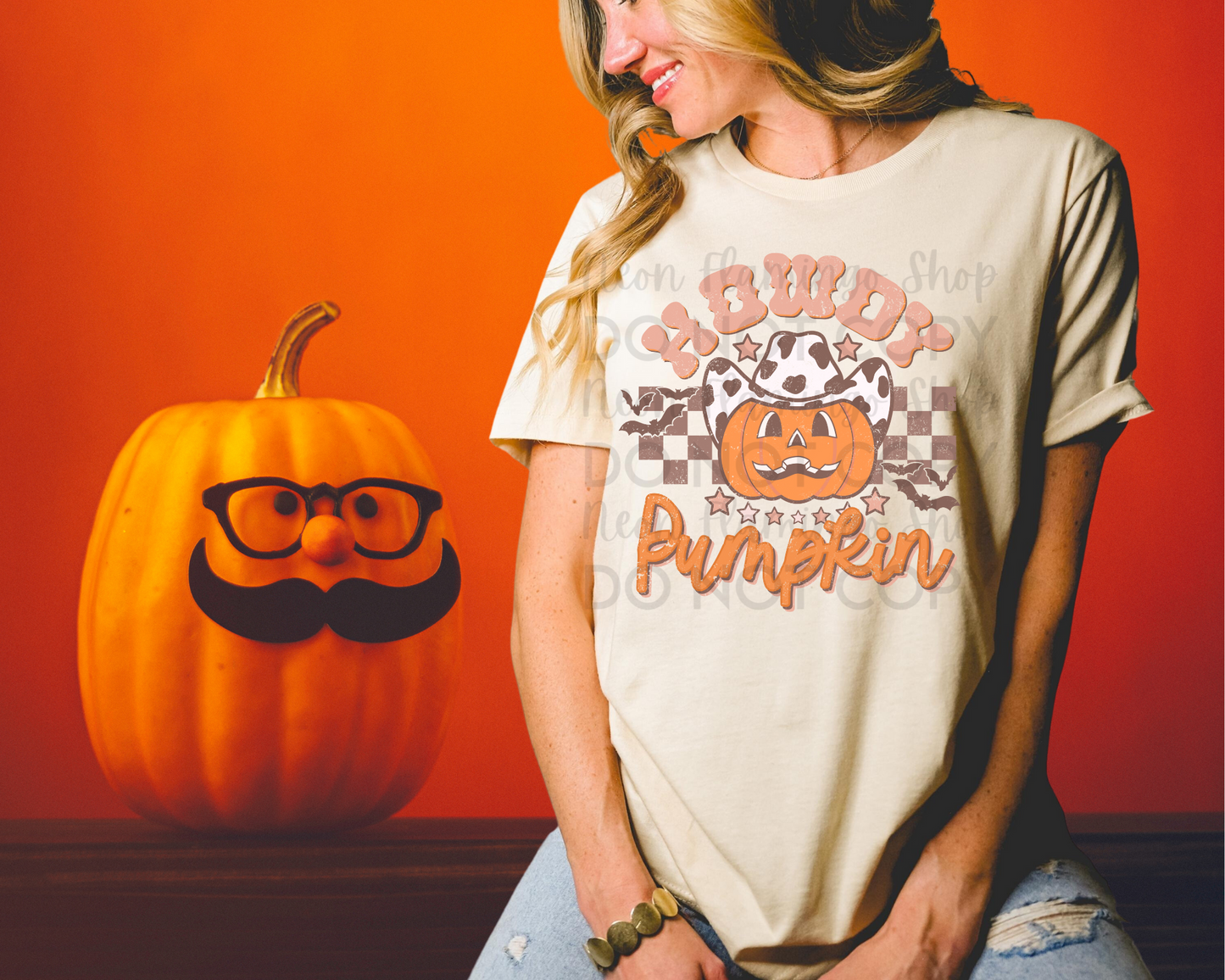 Howdy Pumpkin DTF TRANSFER