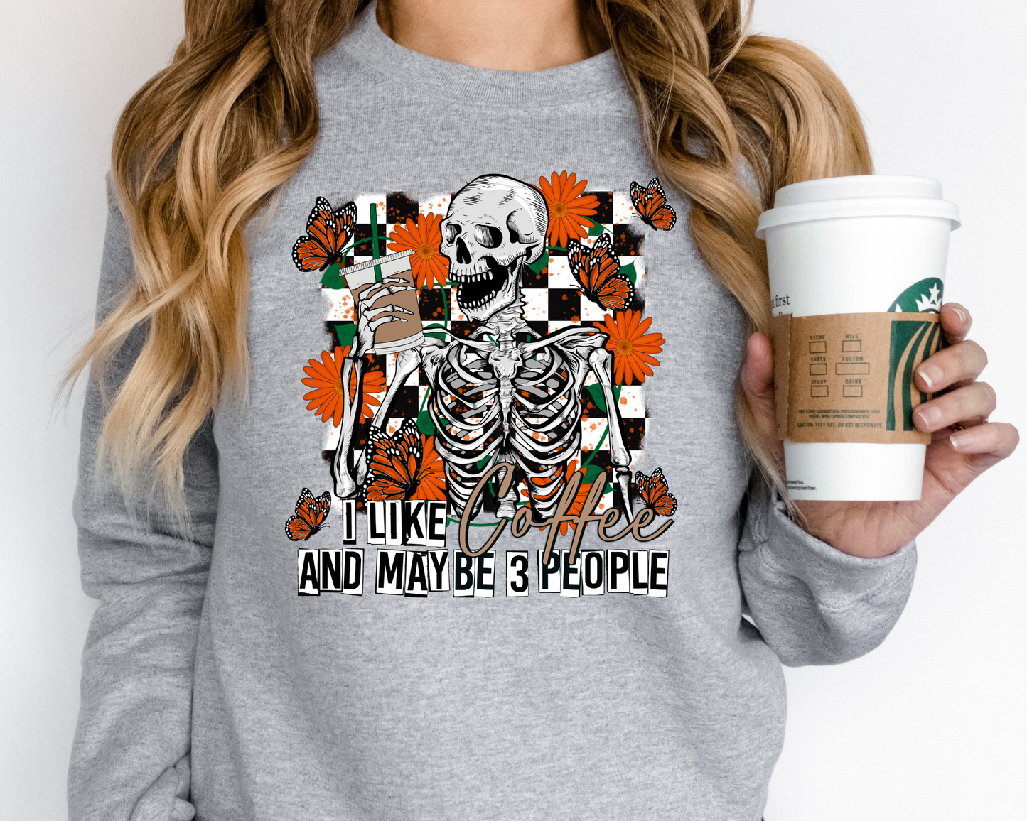 I Like Coffee and Maybe 3 People skellie