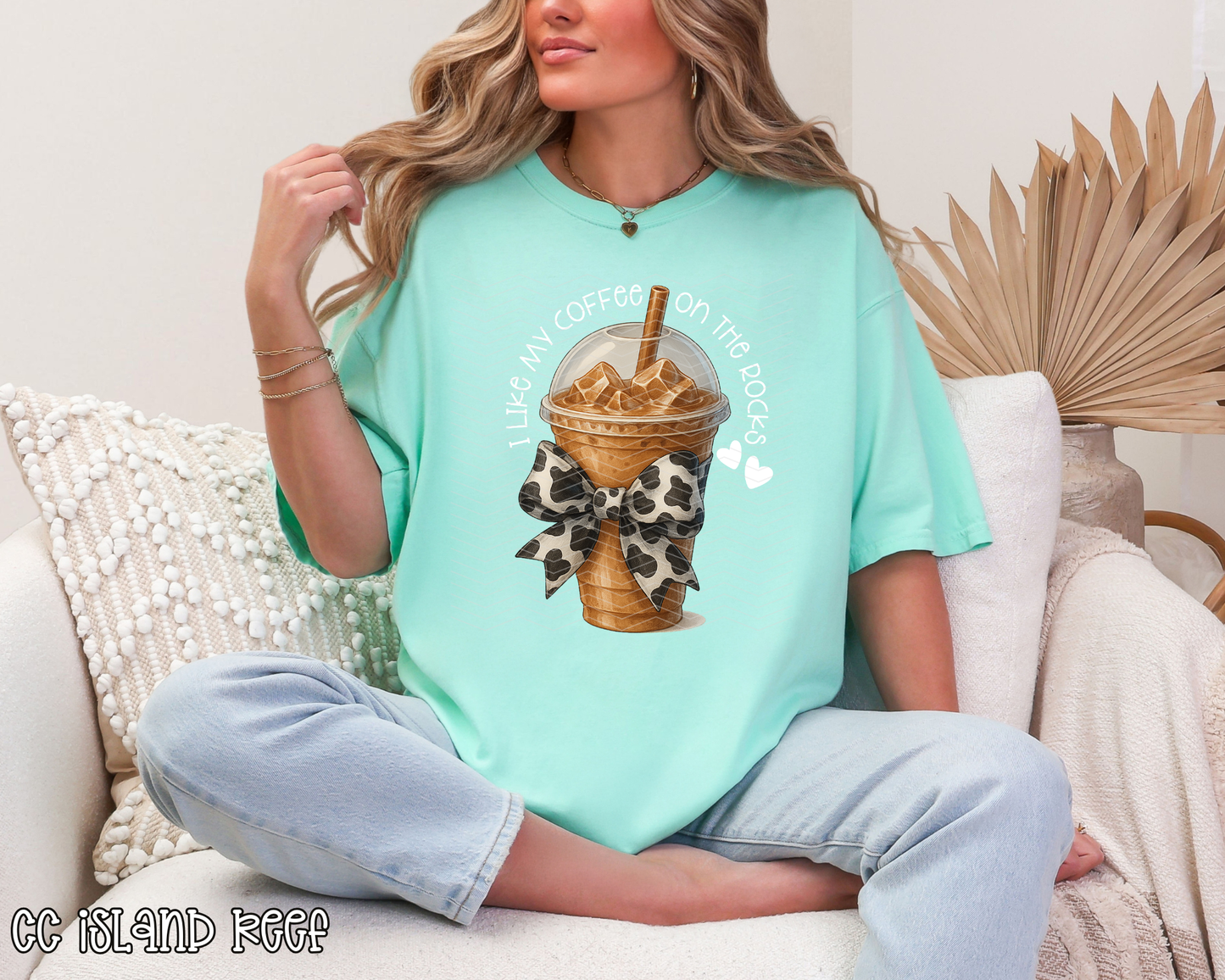 I Like My Coffee On The Rocks DTF TRANSFER