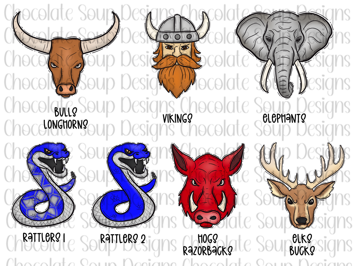 Custom Preppy Mascot DTF TRANSFER