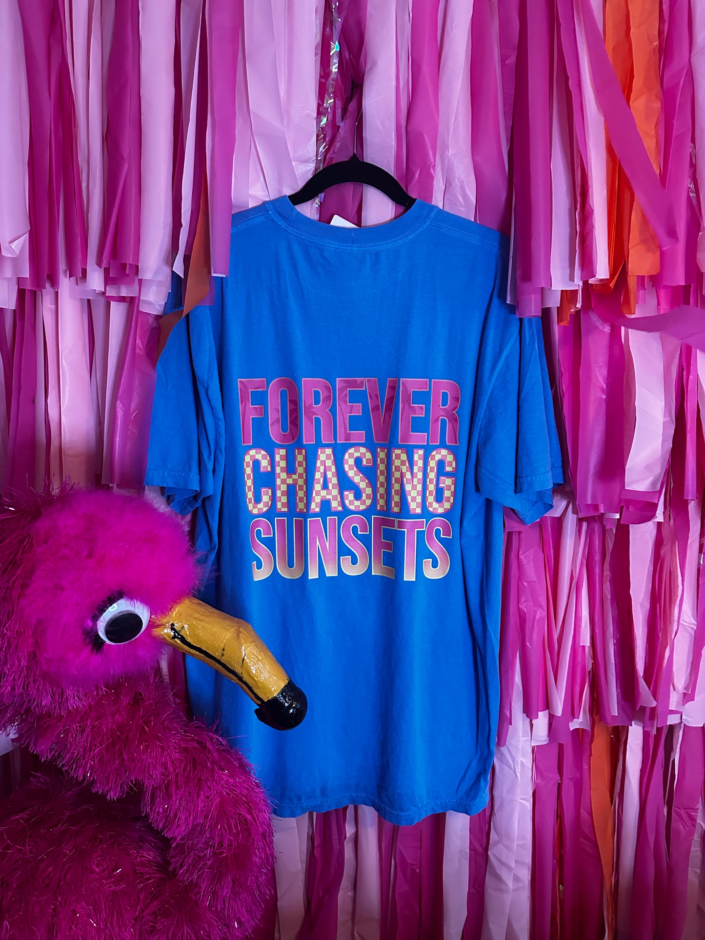 Forever Chasing Sunsets Comfort Colors Royal Caribe