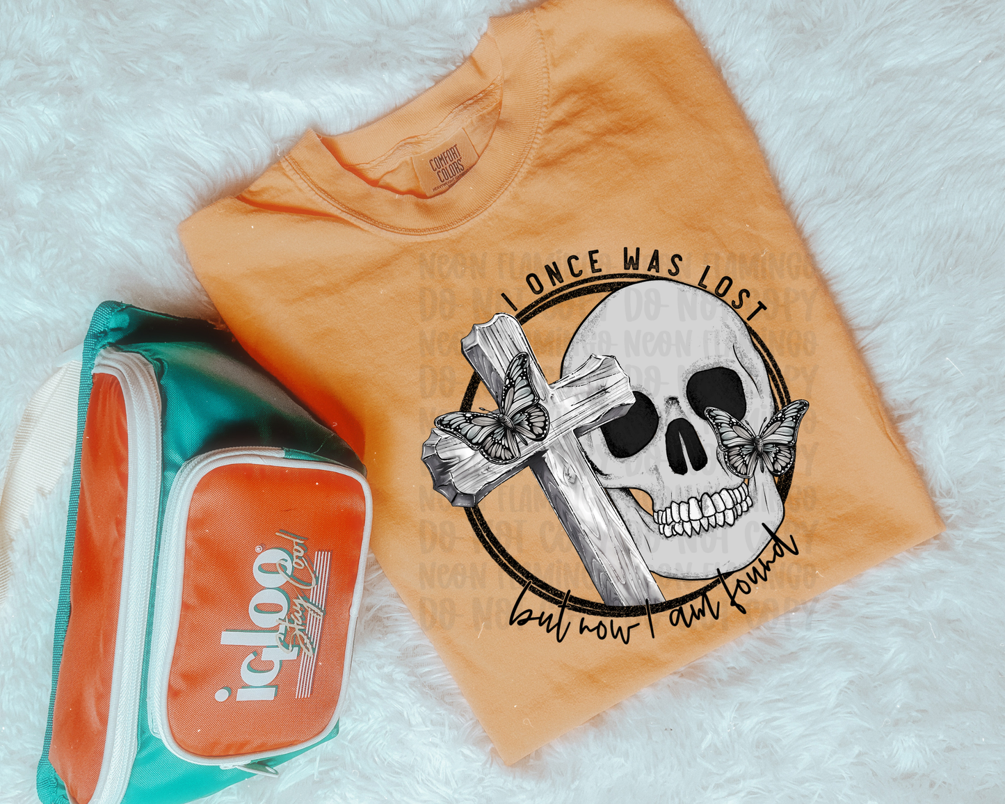 I Once Was Lost But Now I Am Found skull