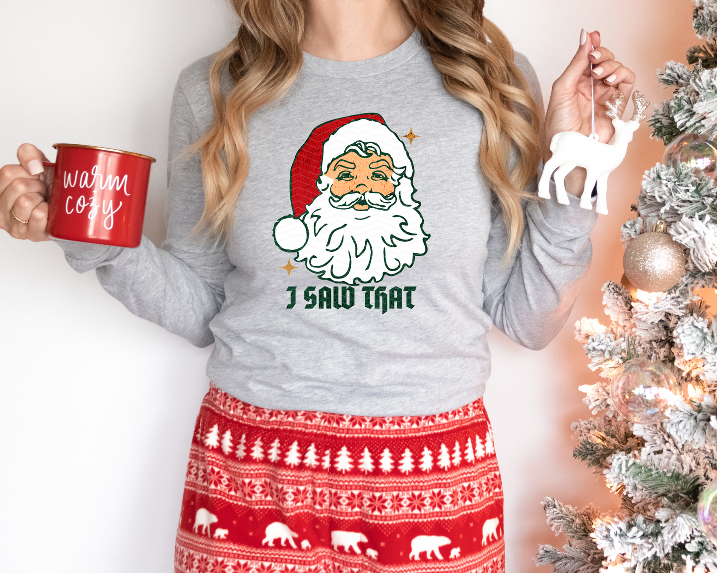 I Saw That Santa DTF TRANSFER