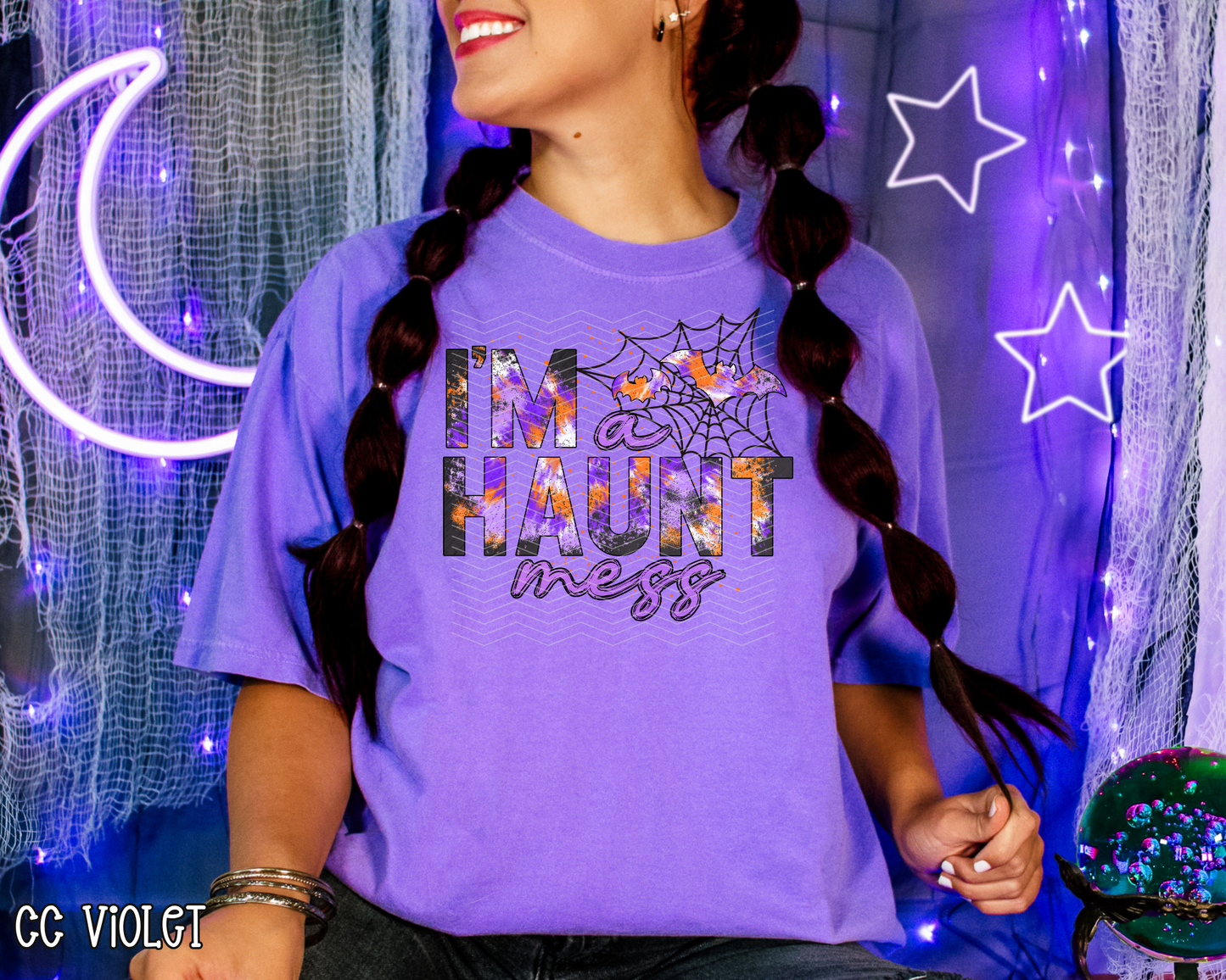 I'm A Haunt Mess Tie-Dye DTF TRANSFER