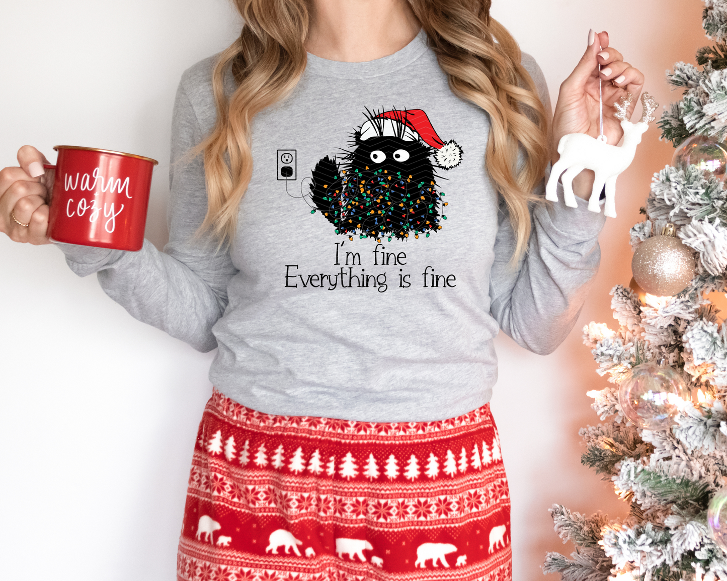 I'm Fine Everything Is Fine DTF TRANSFER