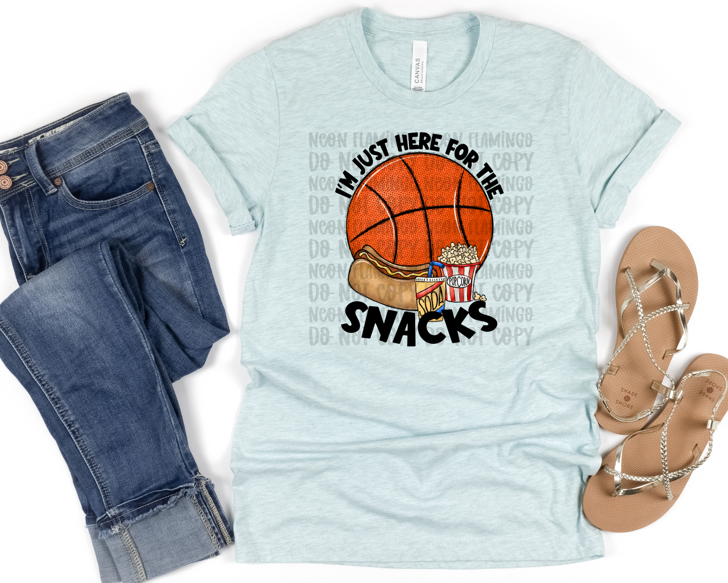 I'm Just here for the snacks Basketball