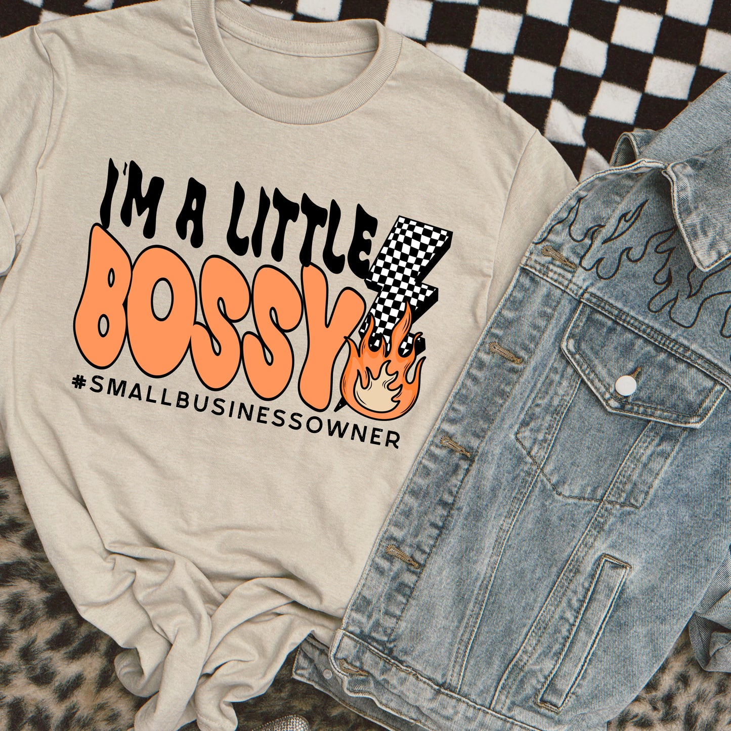 I'm A Little Bossy DTF TRANSFER