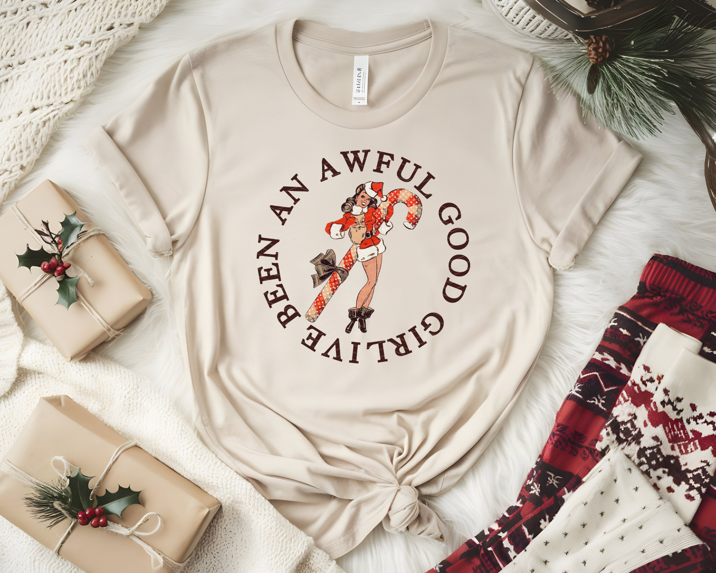 I've Been An Awful Good Girl DTF TRANSFER