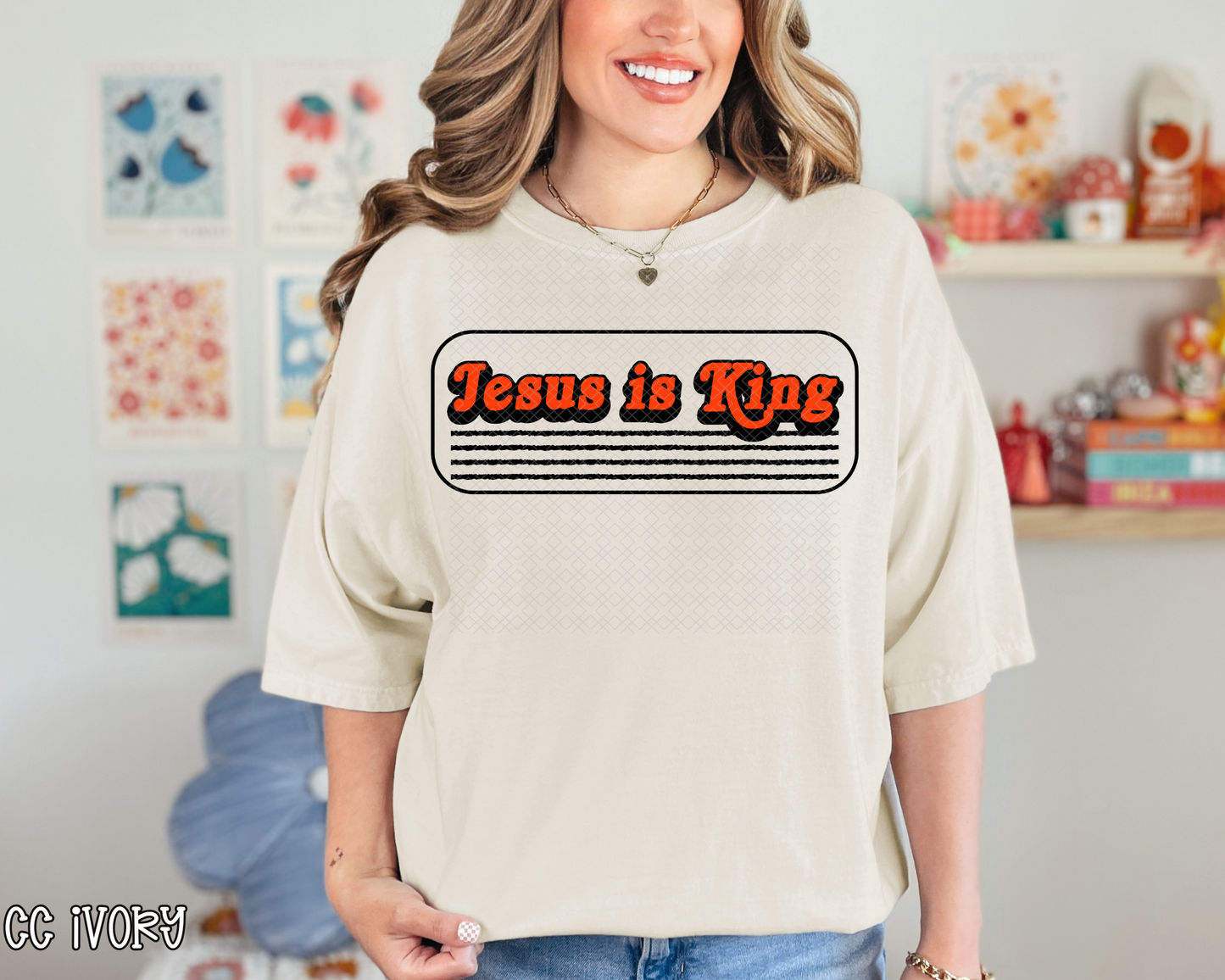 Jesus Is King DTF TRANSFER