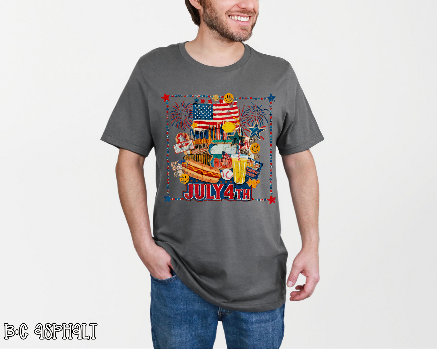 July 4th Collage DTF TRANSFER