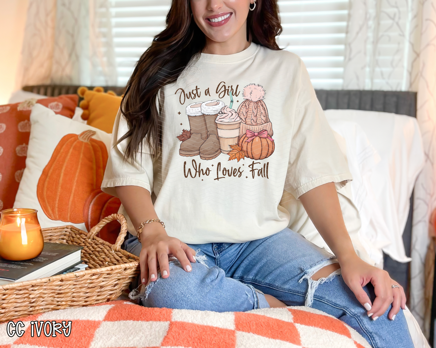 Just A Girl Who Loves Fall DTF TRANSFER