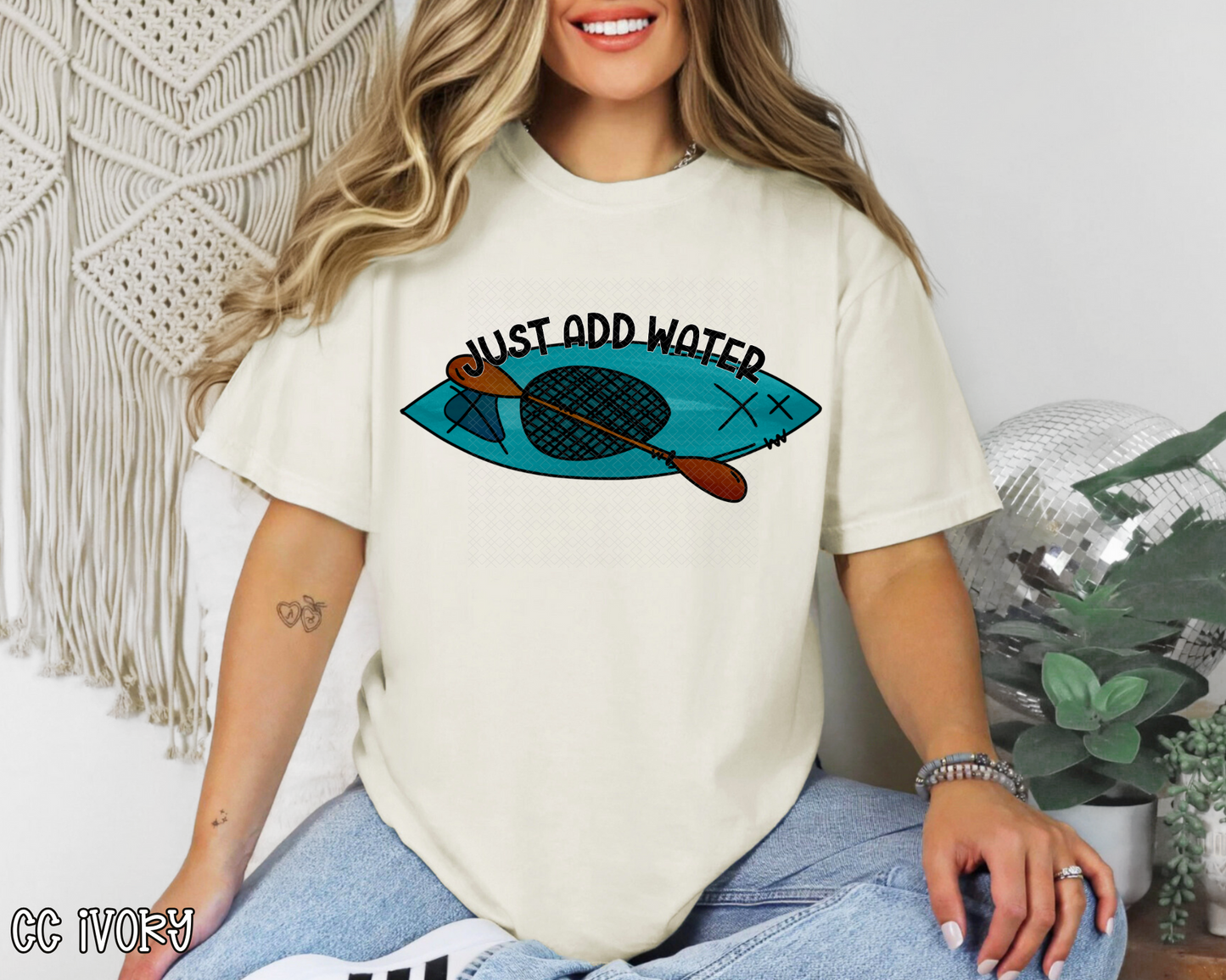 Just Add Water Blue DTF TRANSFER