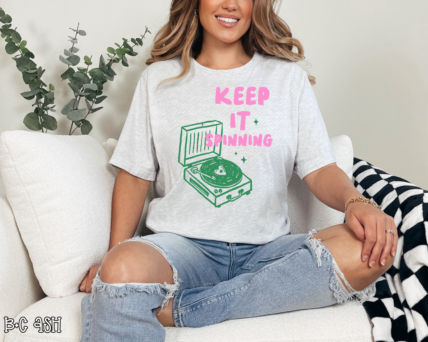 Keep It Spinning Hand Drawn Collection DTF TRANSFER