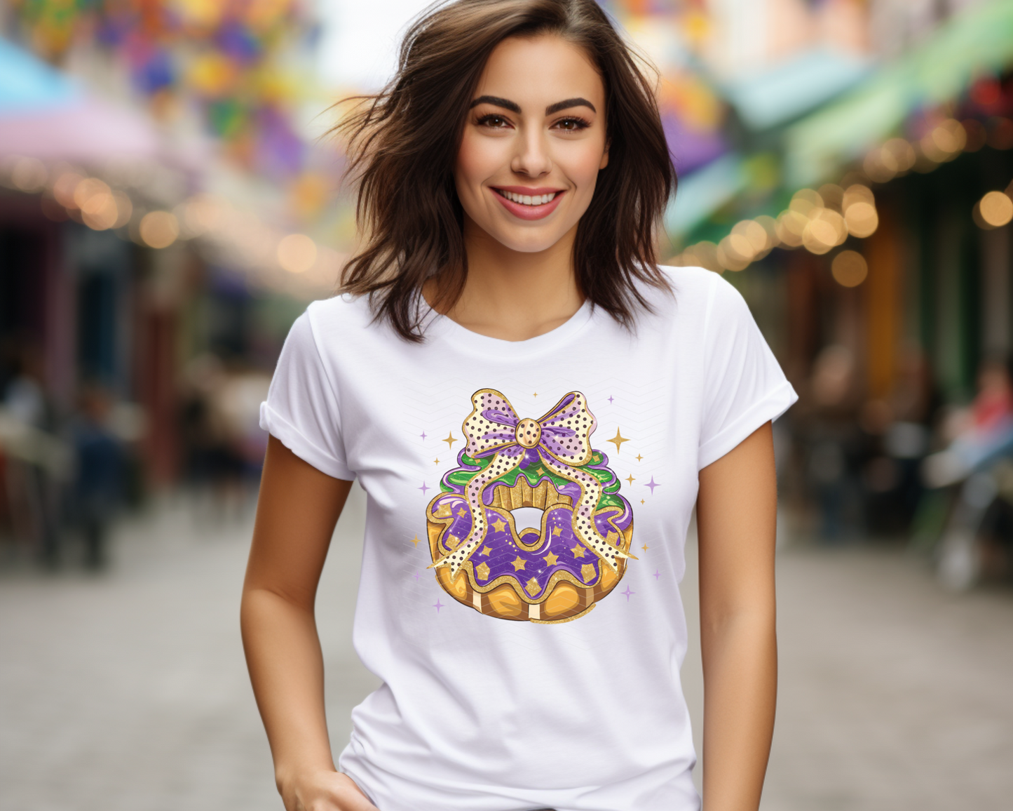 King Cake Bow