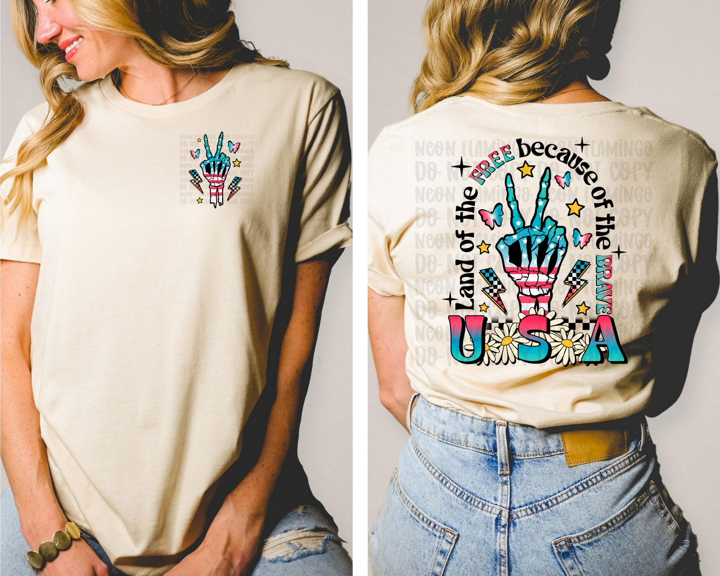 Land of the Free DTF TRANSFER