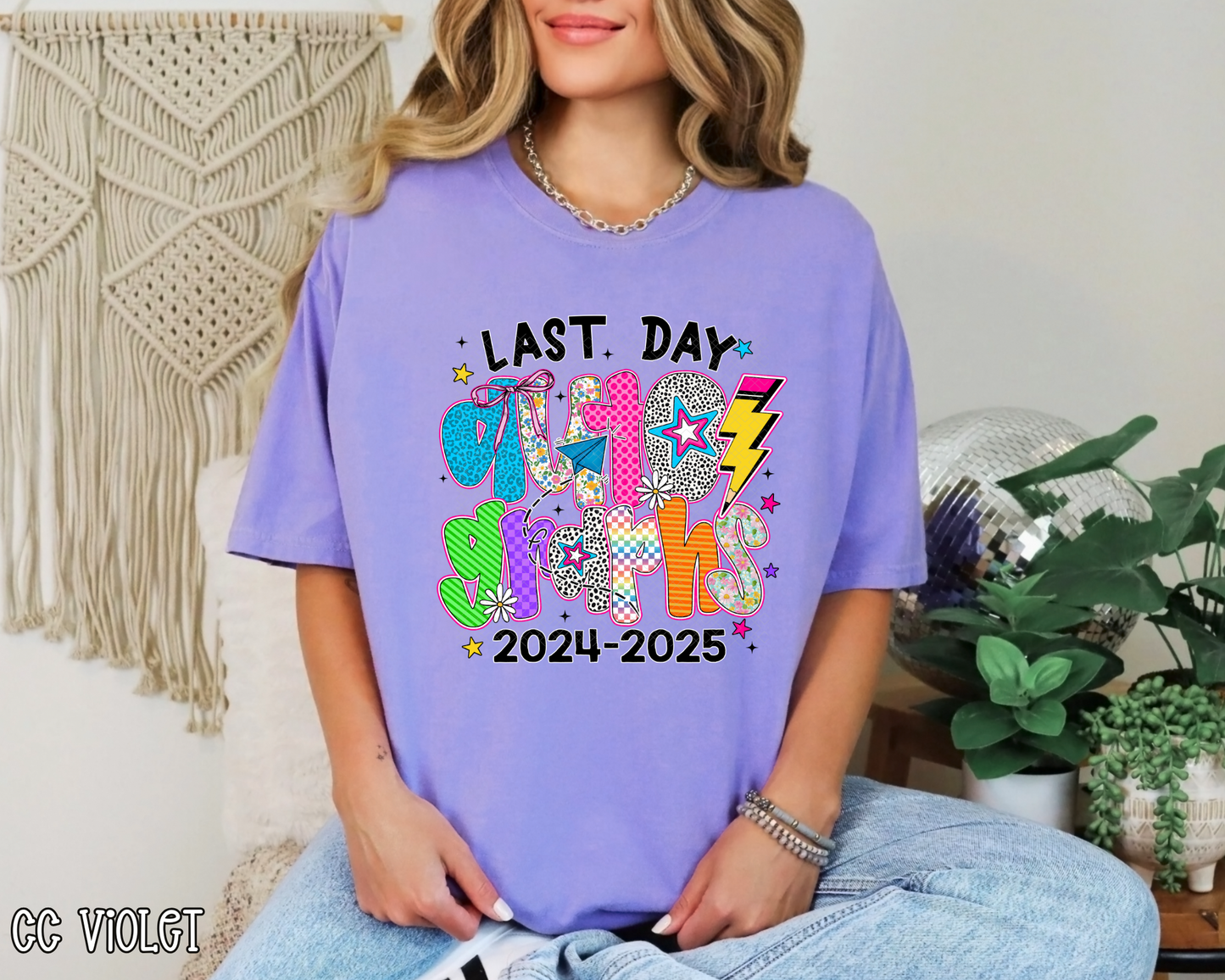 Last Day Autographs 2024-2025 Bright Bows & Daisies DTF TRANSFER