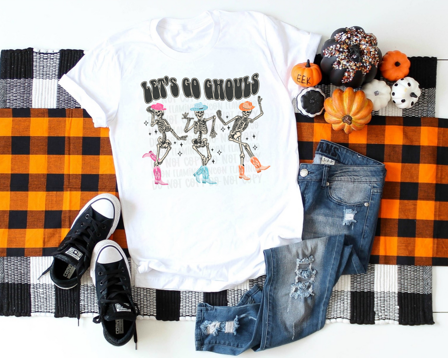 Let's Go Ghouls Dancing Skeletons