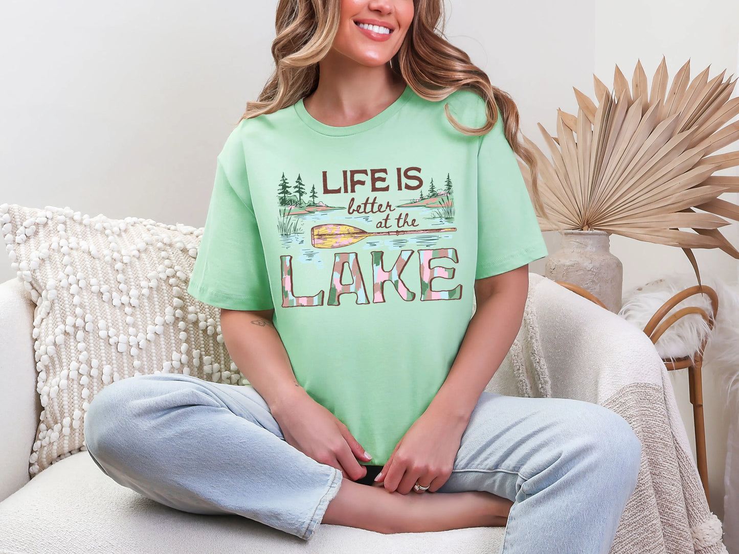 Life is Better at the Lake DTF TRANSFER