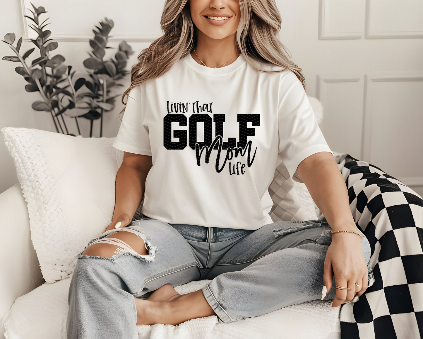 Livin' That Golf Mom LIfe DTF TRANSFER