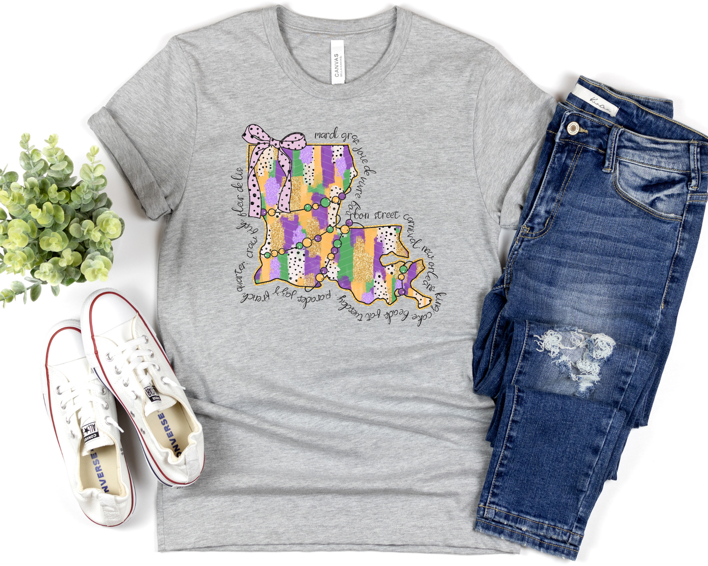 Louisiana Brushstroke DTF TRANSFER