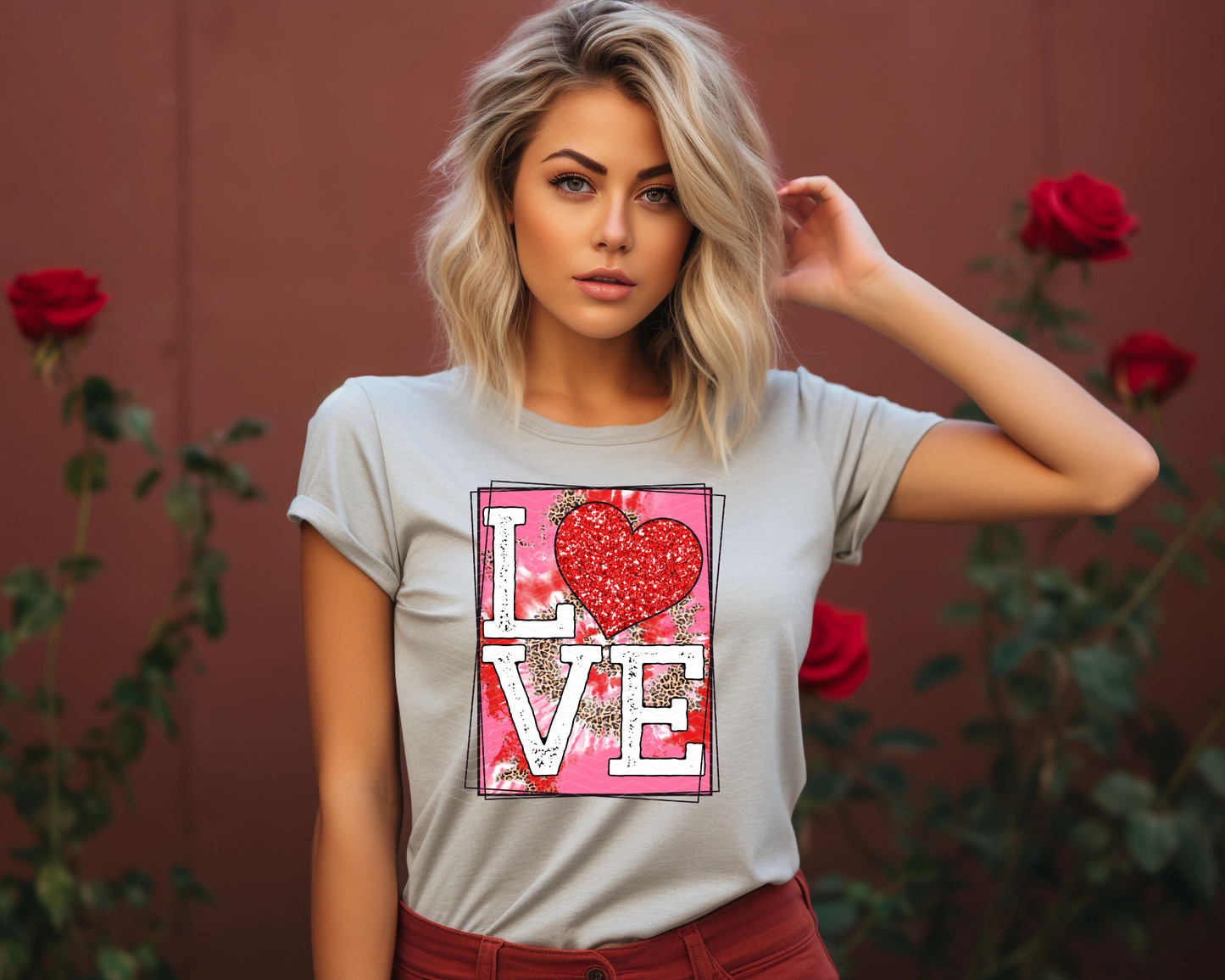 Love Box Leopard Tie-Dye DTF TRANSFER