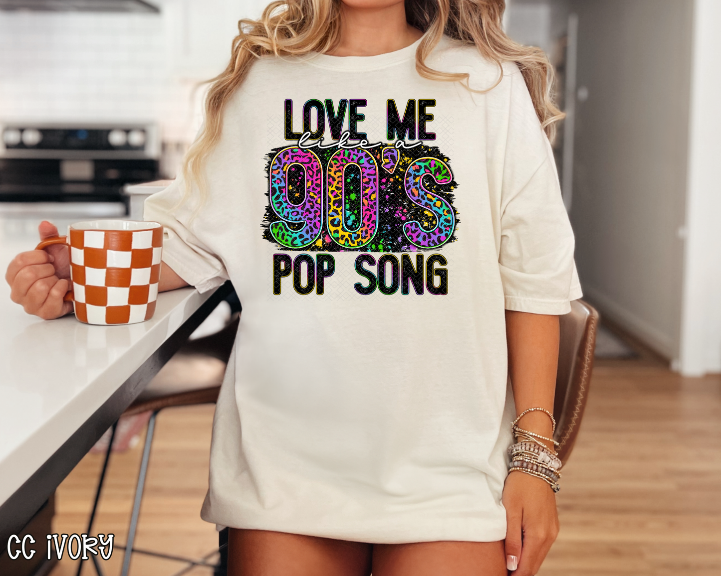 Love Me Like a 90s Pop Song DTF TRANSFER