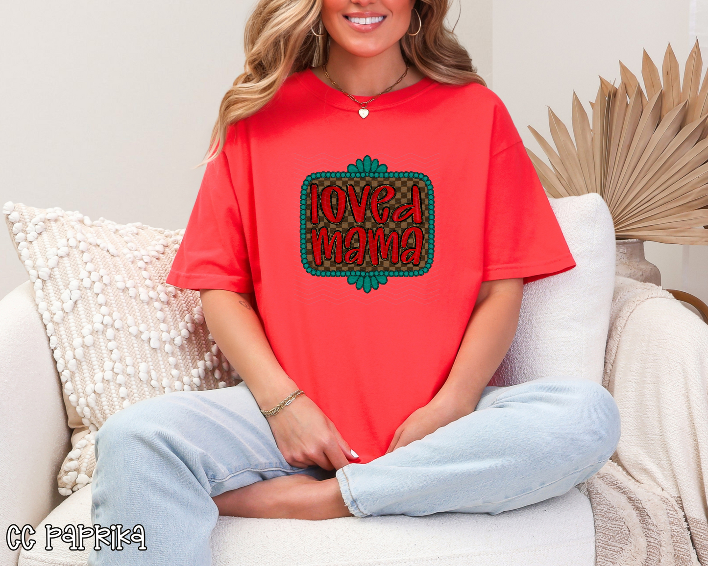 Loved Mama Boujee Western DTF TRANSFER