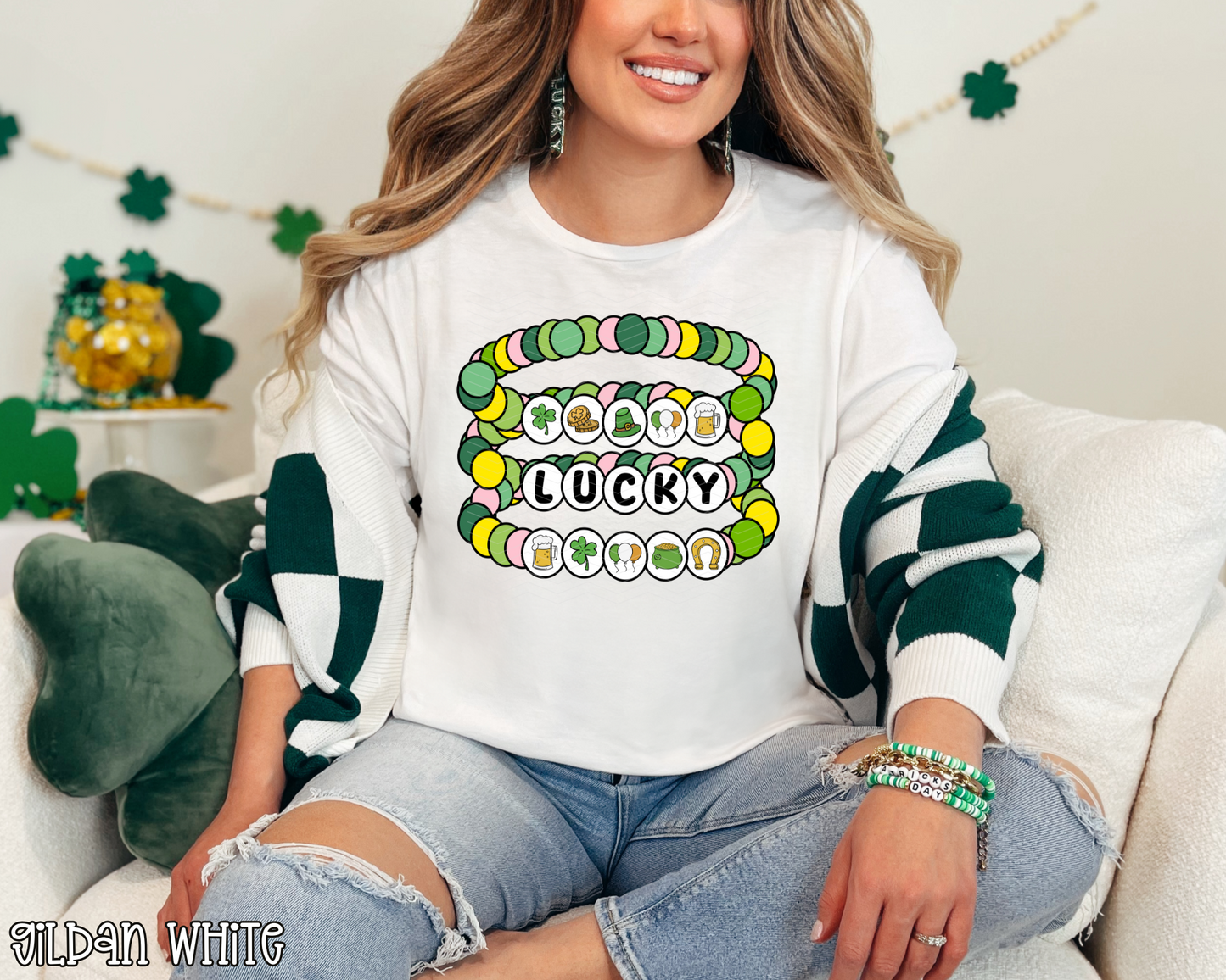 Lucky Friendship Bracelets DTF TRANSFER