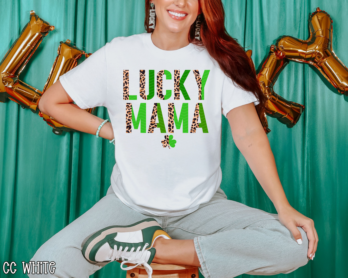 Lucky Mama Half Leopard DTF TRANSFER
