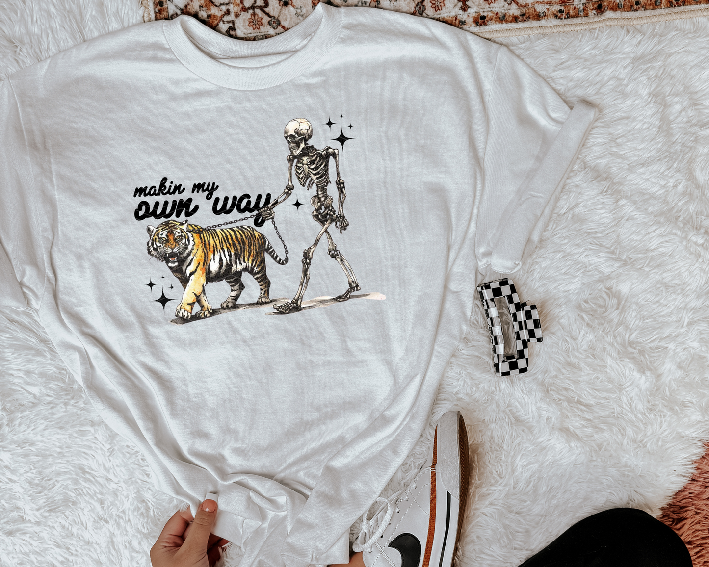 Makin' My Own Way Tiger Skellie DTF TRANSFER