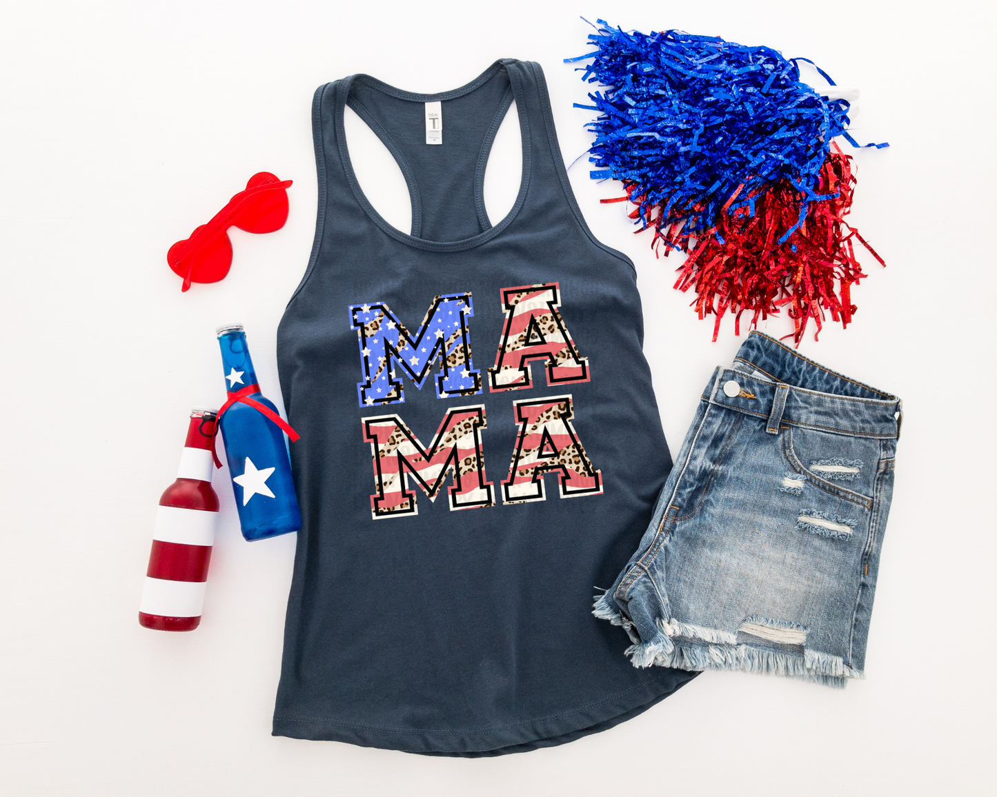 Mama Leopard Flag DTF TRANSFER