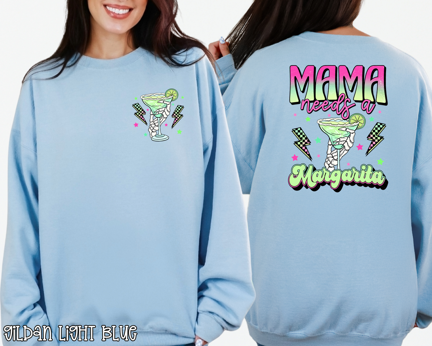 Mama Needs A Margarita Back Pocket DTF TRANSFER