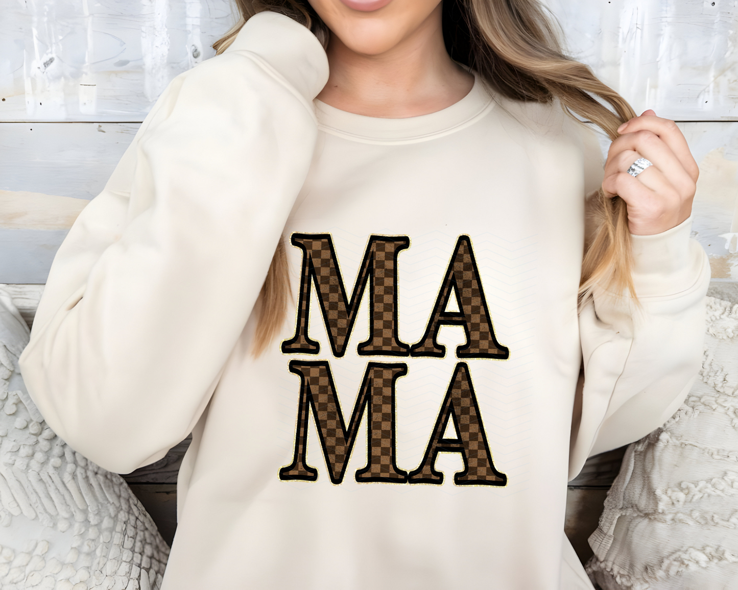 Mama Stacked Boujee DTF TRANSFER
