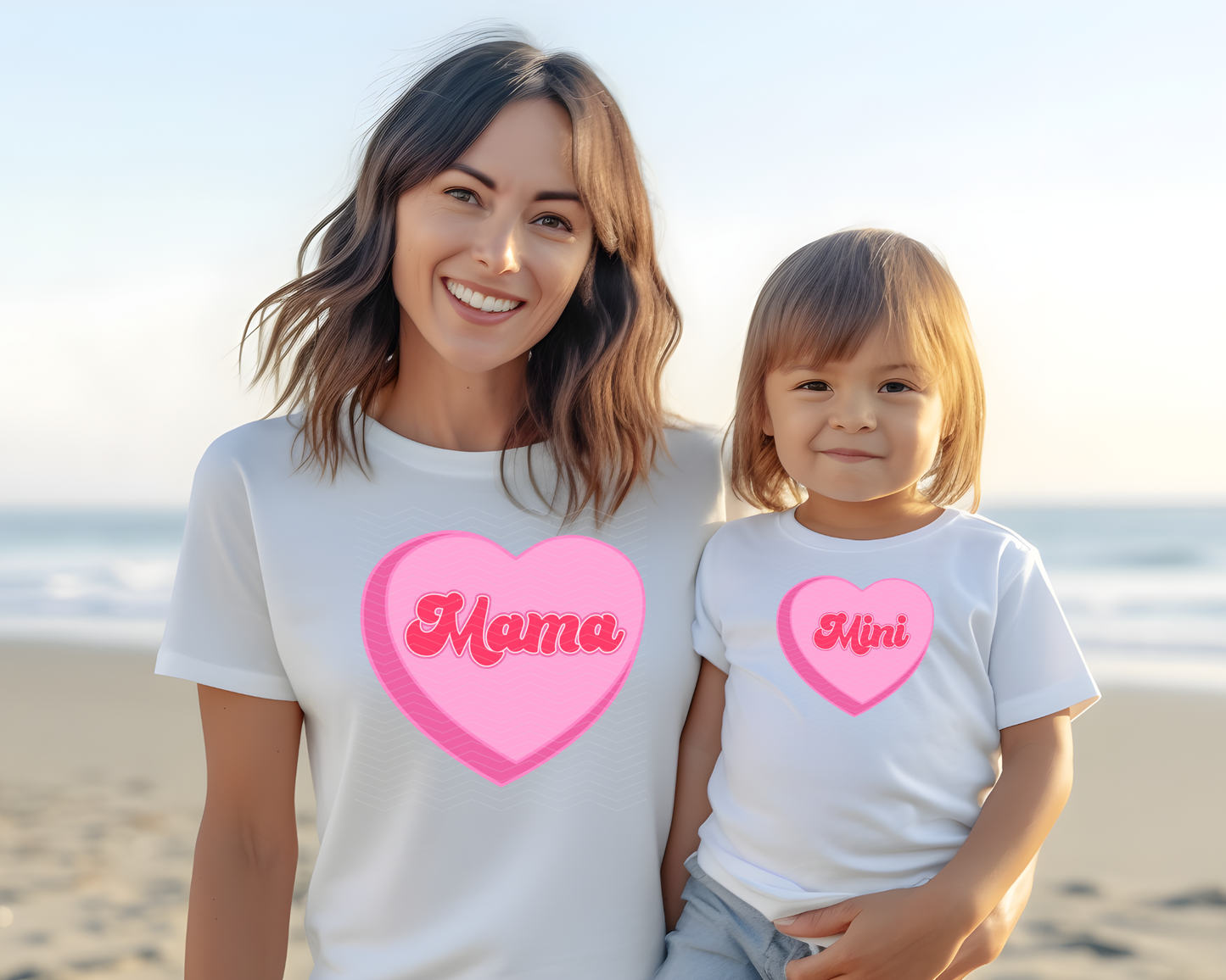 Mama & Mini Candy Heart DTF TRANSFER
