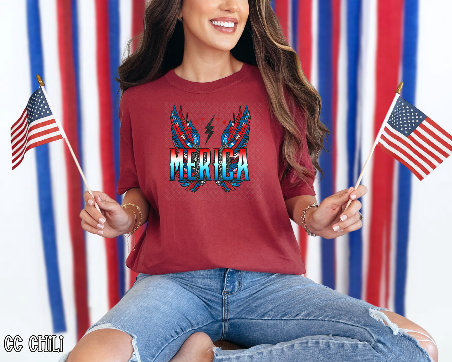 Merica Wings DTF TRANSFER