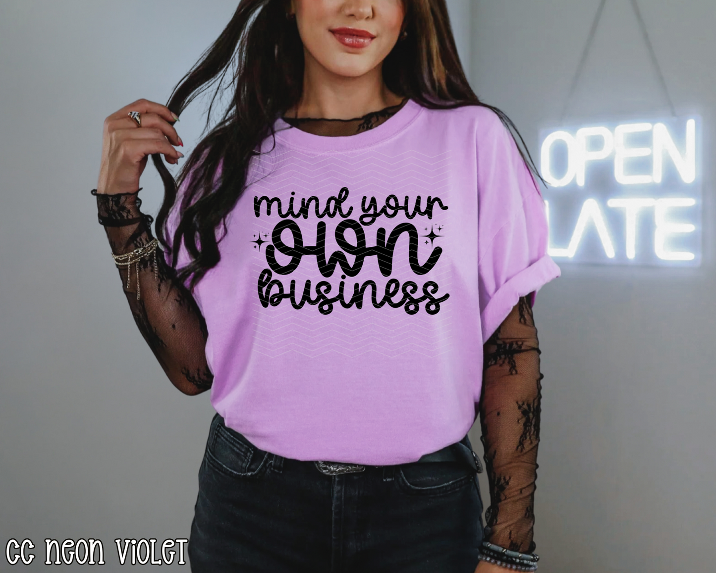 Mind Your Own Business DTF TRANSFER