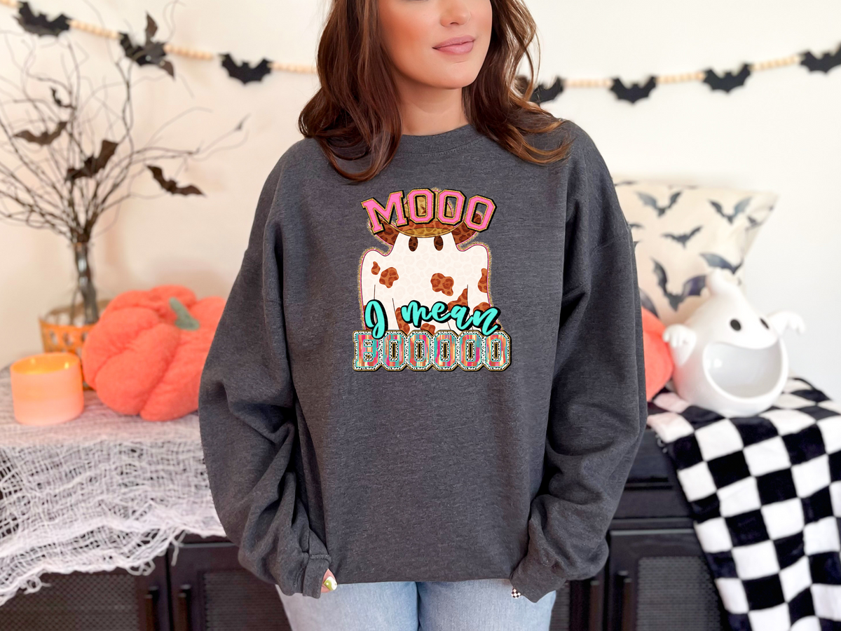 Mooo I Mean Boooo DTF TRANSFER