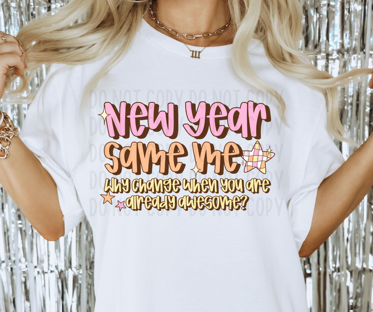 New Year Same Me Pastel