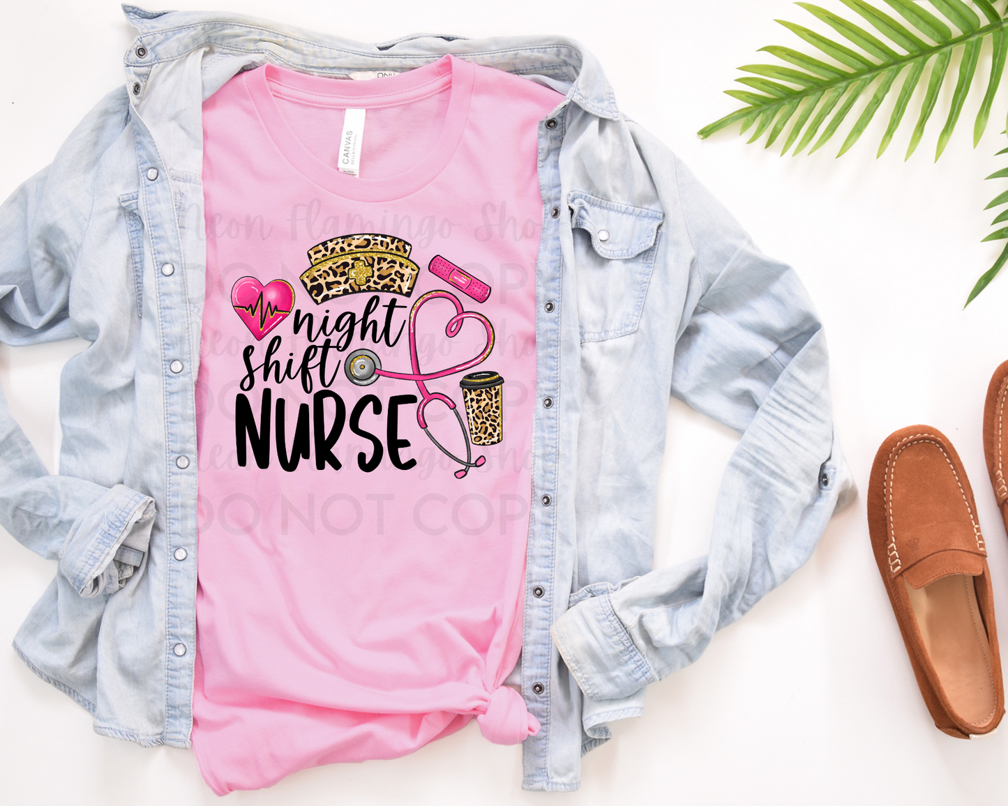 Night Shift Nurse DTF TRANSFER