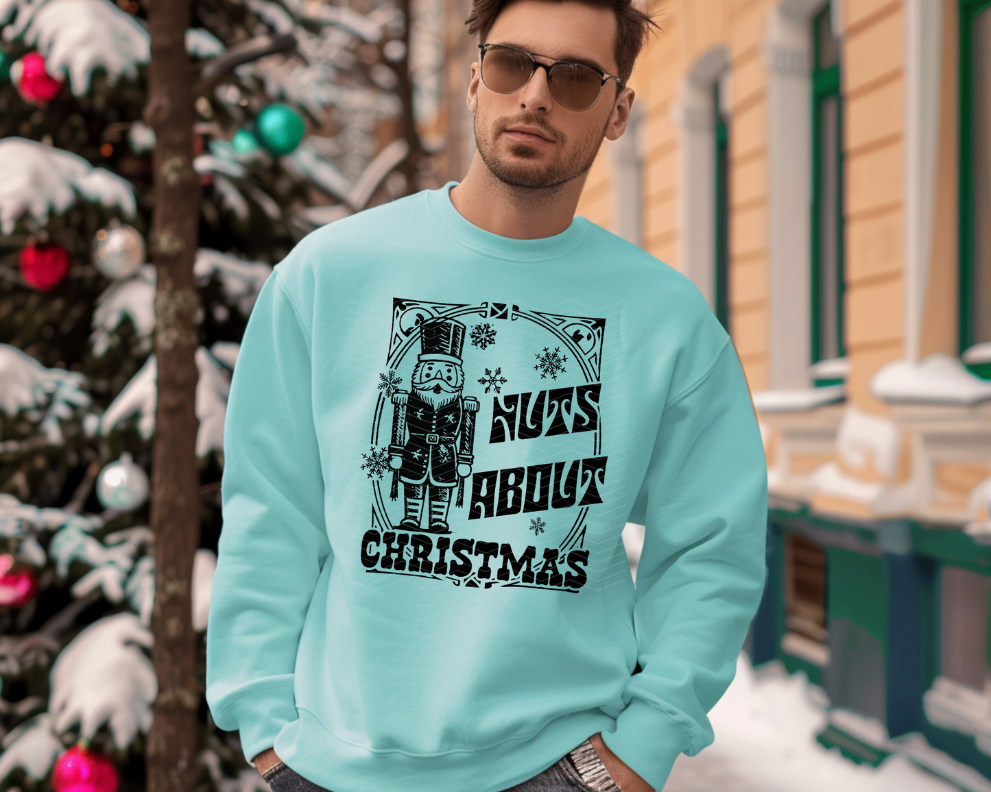 Nuts About Christmas | 2 COLORS | DTF TRANSFER
