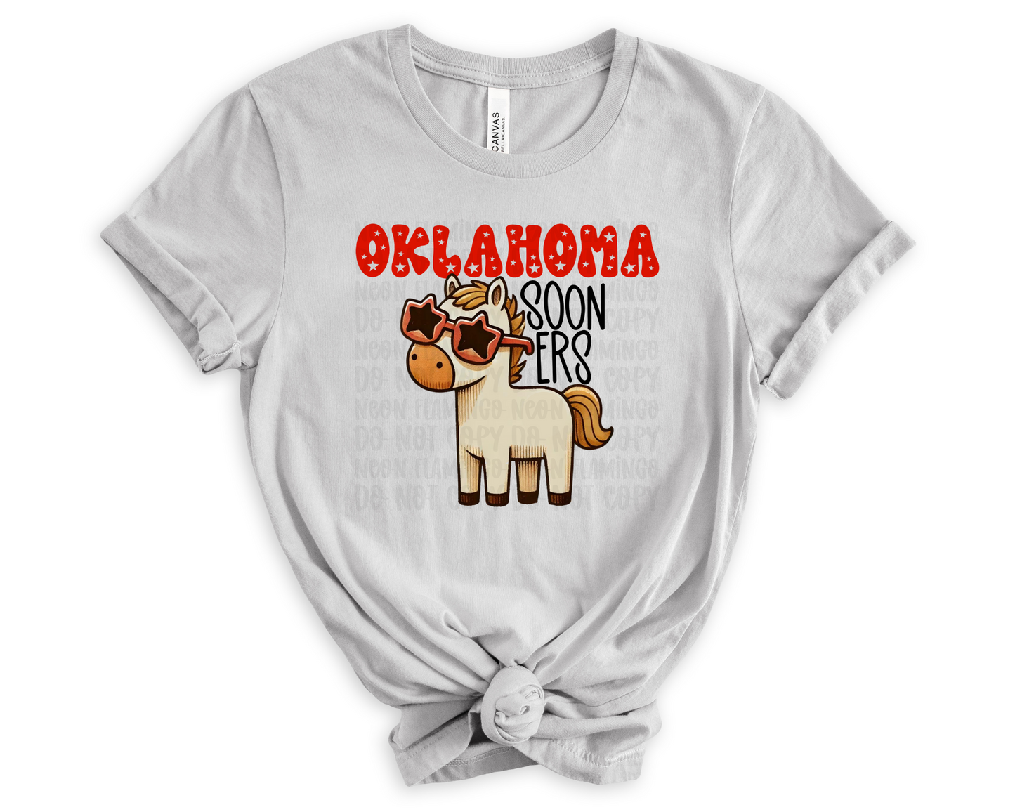 Oklahoma Sooners Cartoon Mascot DTF TRANSFER