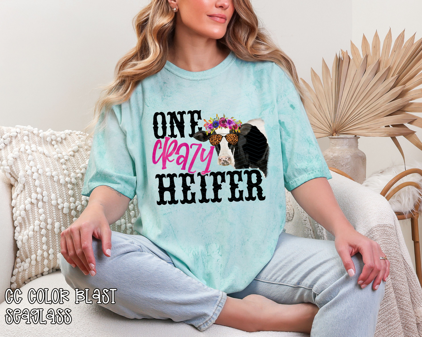One Crazy Heifer DTF TRANSFER