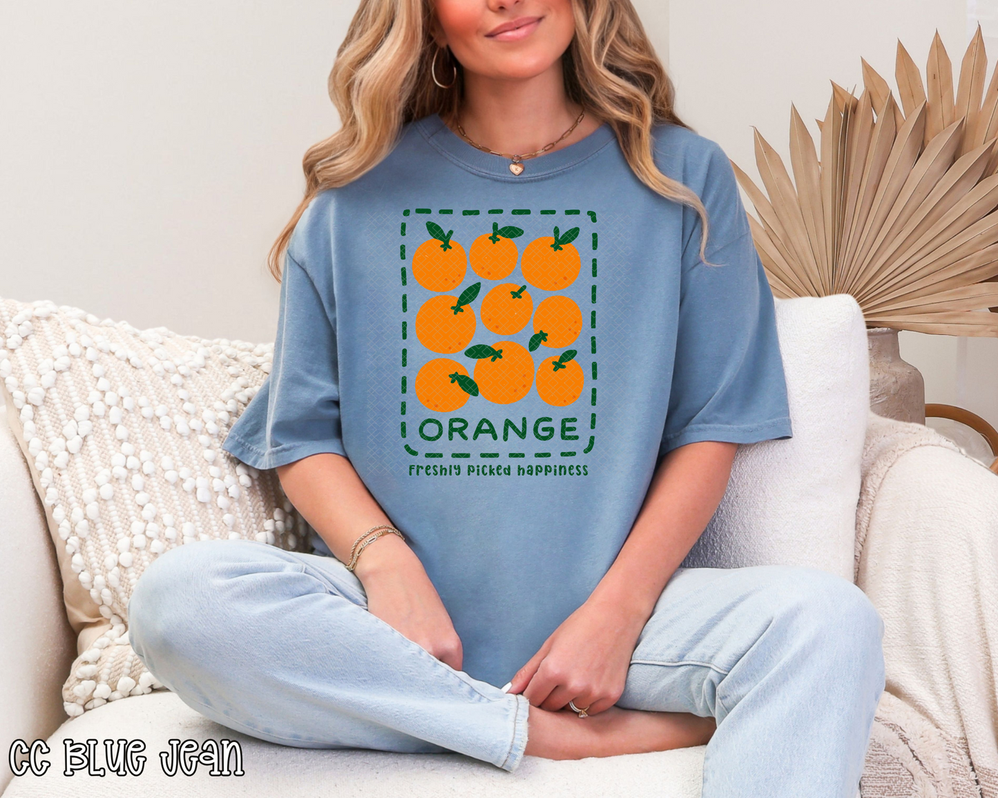 Orange Freshly Picked Happiness DTF TRANSFER