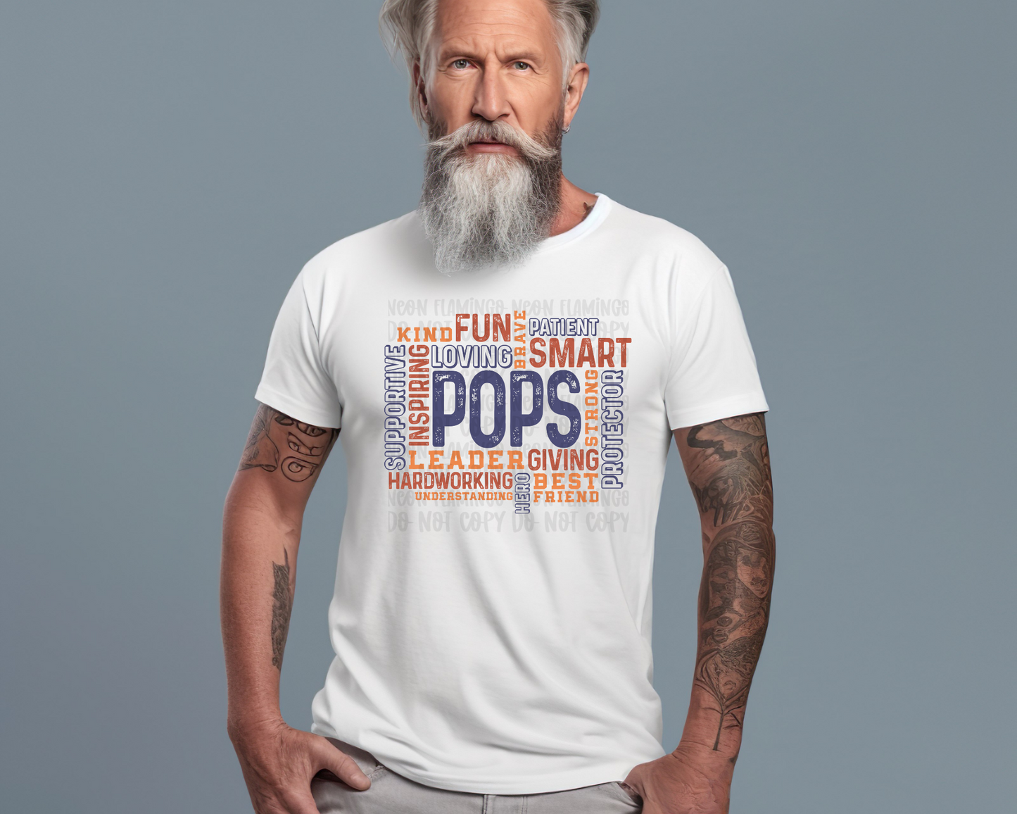 Pops Word Art DTF TRANSFER